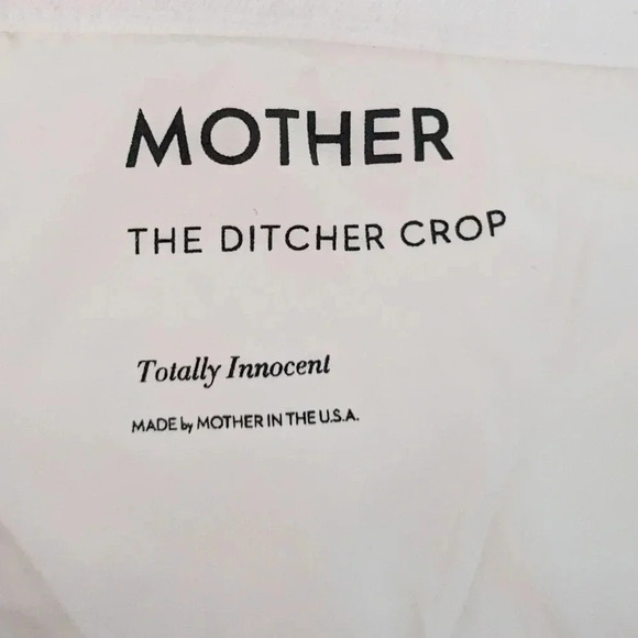 MOTHER SUPERIOR The Ditcher Crop Jean in Totally Innocent - Picture 10 of 10
